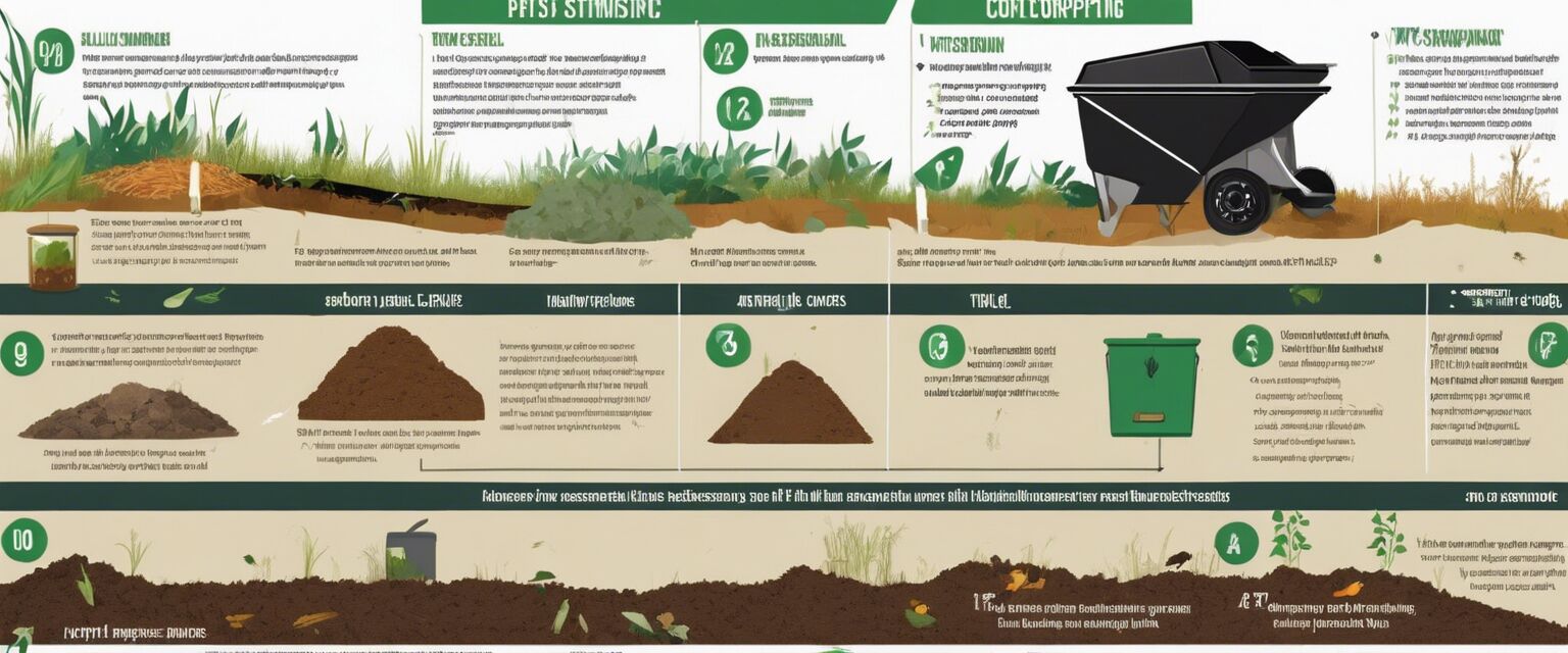 Composting tips infographic