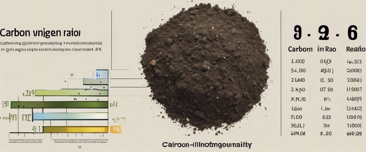 Material balance in composting